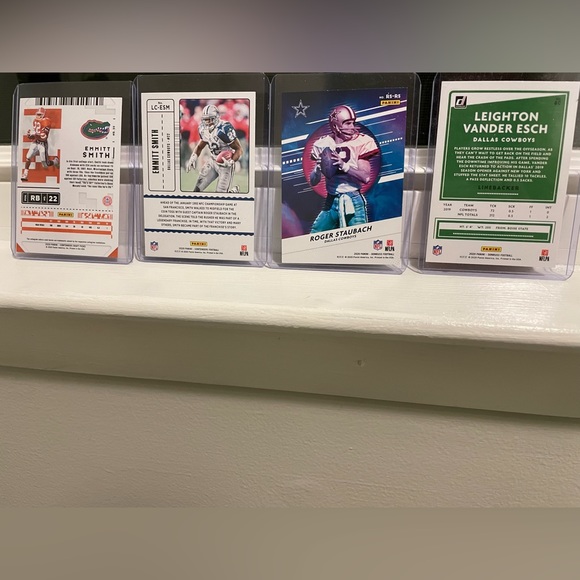 Dallas Cowboys Emmitt Smith / Roger Staubach Panini Football Card Lot - Picture 10 of 11